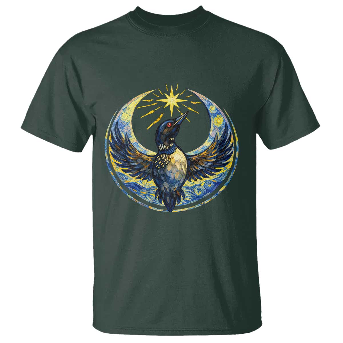 Minnesota Strong T Shirt Minneapolis Loon Starry Night Van Gogh