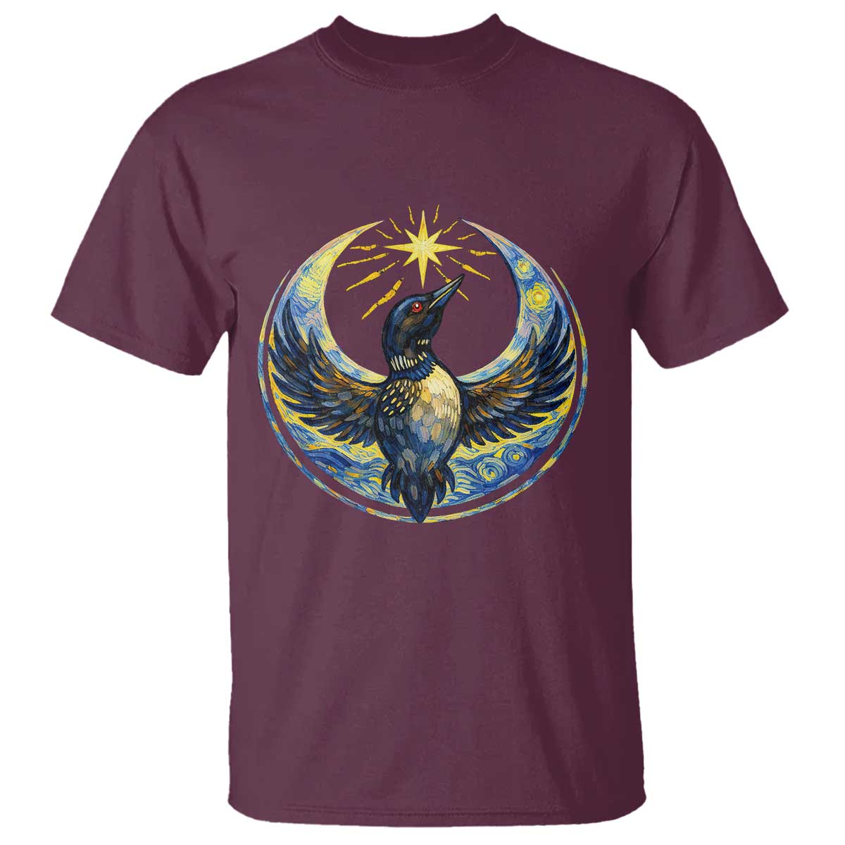 Minnesota Strong T Shirt Minneapolis Loon Starry Night Van Gogh
