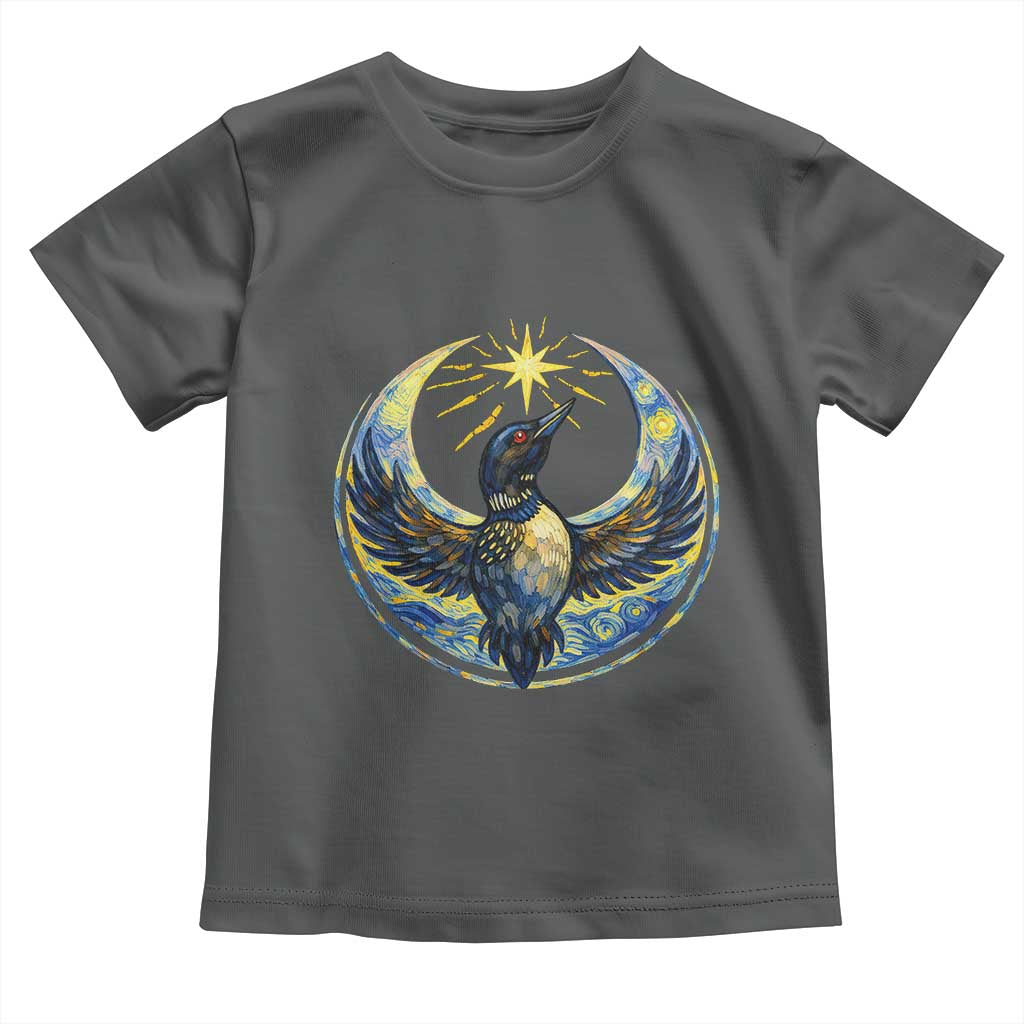 Minnesota Strong Toddler T Shirt Minneapolis Loon Starry Night Van Gogh