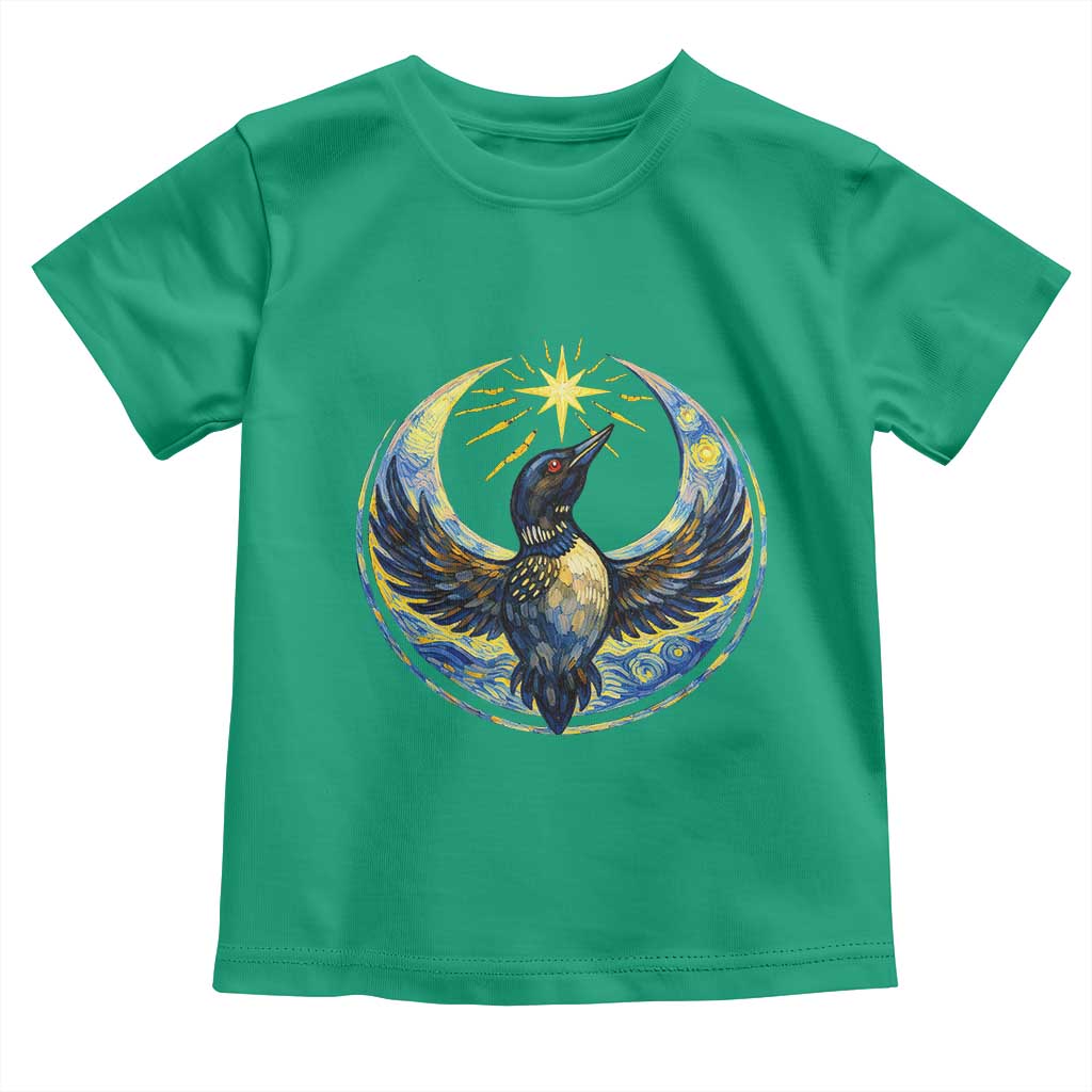 Minnesota Strong Toddler T Shirt Minneapolis Loon Starry Night Van Gogh