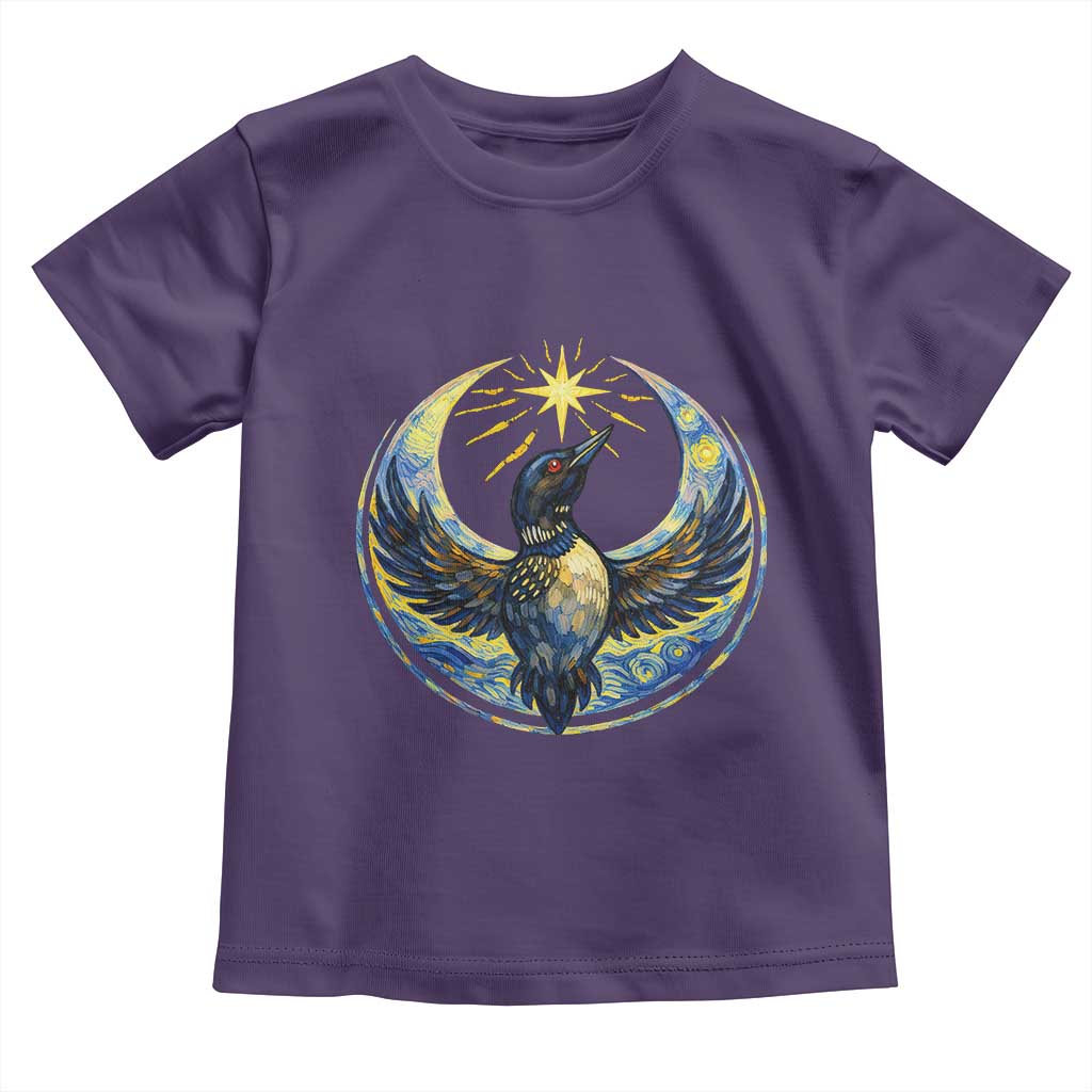 Minnesota Strong Toddler T Shirt Minneapolis Loon Starry Night Van Gogh