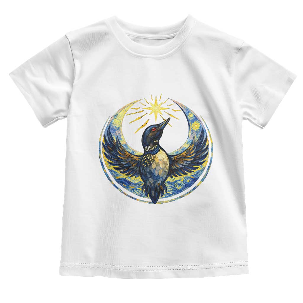 Minnesota Strong Toddler T Shirt Minneapolis Loon Starry Night Van Gogh