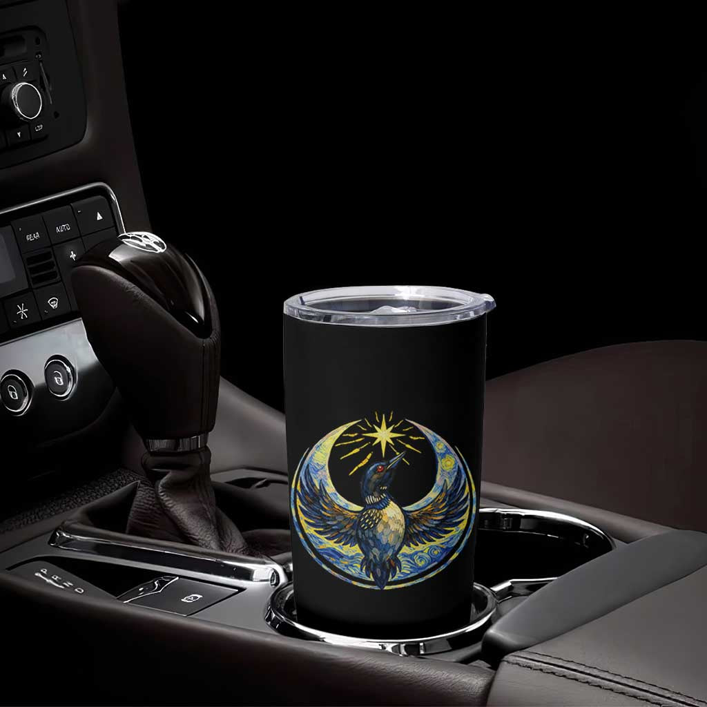 Minnesota Strong Tumbler Cup Minneapolis Loon Starry Night Van Gogh