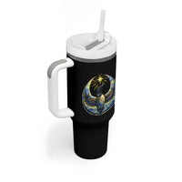 Minnesota Strong Tumbler With Handle Minneapolis Loon Starry Night Van Gogh
