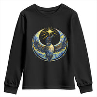 Minnesota Strong Youth Sweatshirt Minneapolis Loon Starry Night Van Gogh