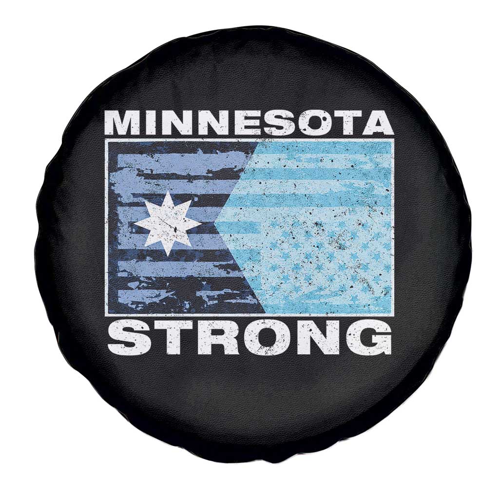 Minnesota Strong Spare Tire Cover MN State Flag Political Protest MN Resistance Abolish ICE