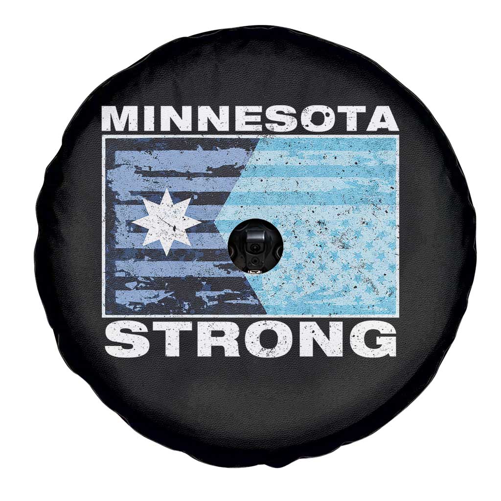 Minnesota Strong Spare Tire Cover MN State Flag Political Protest MN Resistance Abolish ICE