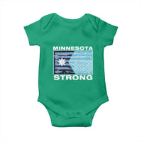 Minnesota Strong Baby Onesie MN State Flag Political Protest MN Resistance Abolish ICE
