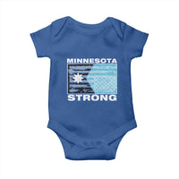 Minnesota Strong Baby Onesie MN State Flag Political Protest MN Resistance Abolish ICE