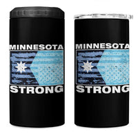 Minnesota Strong 4 in 1 Can Cooler Tumbler MN State Flag Political Protest MN Resistance Abolish ICE