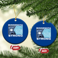 Minnesota Strong Ceramic Ornament MN State Flag Political Protest MN Resistance Abolish ICE