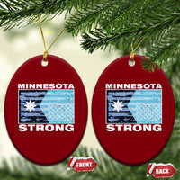 Minnesota Strong Ceramic Ornament MN State Flag Political Protest MN Resistance Abolish ICE