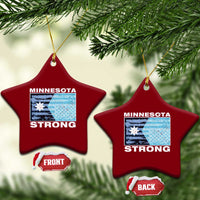 Minnesota Strong Ceramic Ornament MN State Flag Political Protest MN Resistance Abolish ICE
