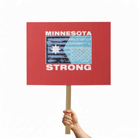 Minnesota Strong Protest Sign MN State Flag Political Protest MN Resistance Abolish ICE
