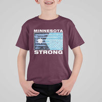 Minnesota Strong T Shirt For Kid MN State Flag Political Protest MN Resistance Abolish ICE