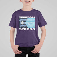 Minnesota Strong T Shirt For Kid MN State Flag Political Protest MN Resistance Abolish ICE