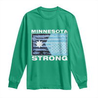 Minnesota Strong Long Sleeve Shirt MN State Flag Political Protest MN Resistance Abolish ICE