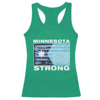 Minnesota Strong Racerback Tank Top MN State Flag Political Protest MN Resistance Abolish ICE