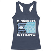 Minnesota Strong Racerback Tank Top MN State Flag Political Protest MN Resistance Abolish ICE