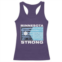 Minnesota Strong Racerback Tank Top MN State Flag Political Protest MN Resistance Abolish ICE