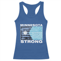 Minnesota Strong Racerback Tank Top MN State Flag Political Protest MN Resistance Abolish ICE