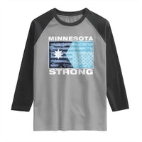 Minnesota Strong Raglan Shirt MN State Flag Political Protest MN Resistance Abolish ICE