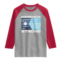 Minnesota Strong Raglan Shirt MN State Flag Political Protest MN Resistance Abolish ICE