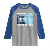 Minnesota Strong Raglan Shirt MN State Flag Political Protest MN Resistance Abolish ICE