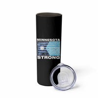 Minnesota Strong Skinny Tumbler MN State Flag Political Protest MN Resistance Abolish ICE
