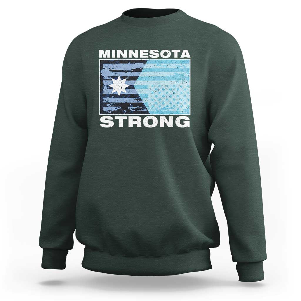 Minnesota Strong Sweatshirt MN State Flag Political Protest MN Resistance Abolish ICE