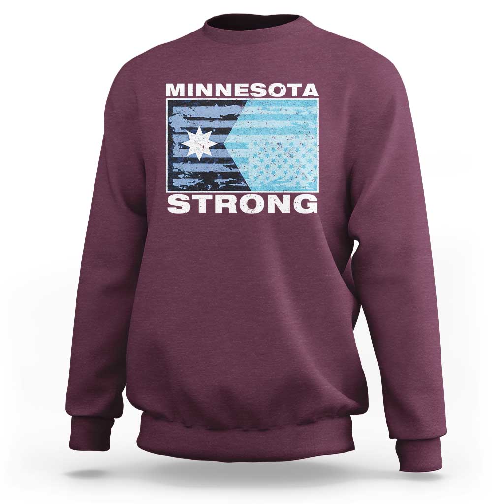 Minnesota Strong Sweatshirt MN State Flag Political Protest MN Resistance Abolish ICE