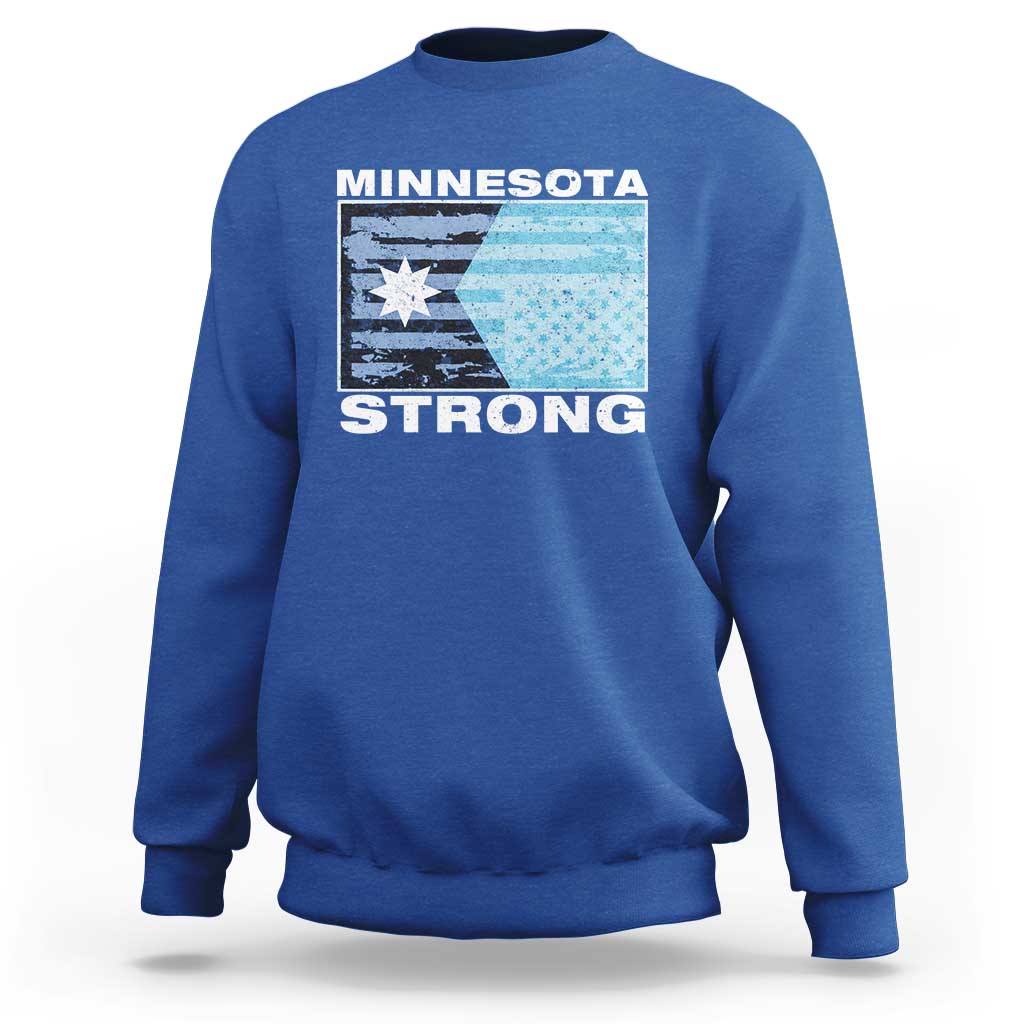 Minnesota Strong Sweatshirt MN State Flag Political Protest MN Resistance Abolish ICE