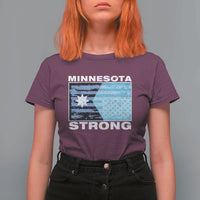 Minnesota Strong T Shirt For Women MN State Flag Political Protest MN Resistance Abolish ICE