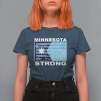 Minnesota Strong T Shirt For Women MN State Flag Political Protest MN Resistance Abolish ICE