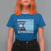 Minnesota Strong T Shirt For Women MN State Flag Political Protest MN Resistance Abolish ICE