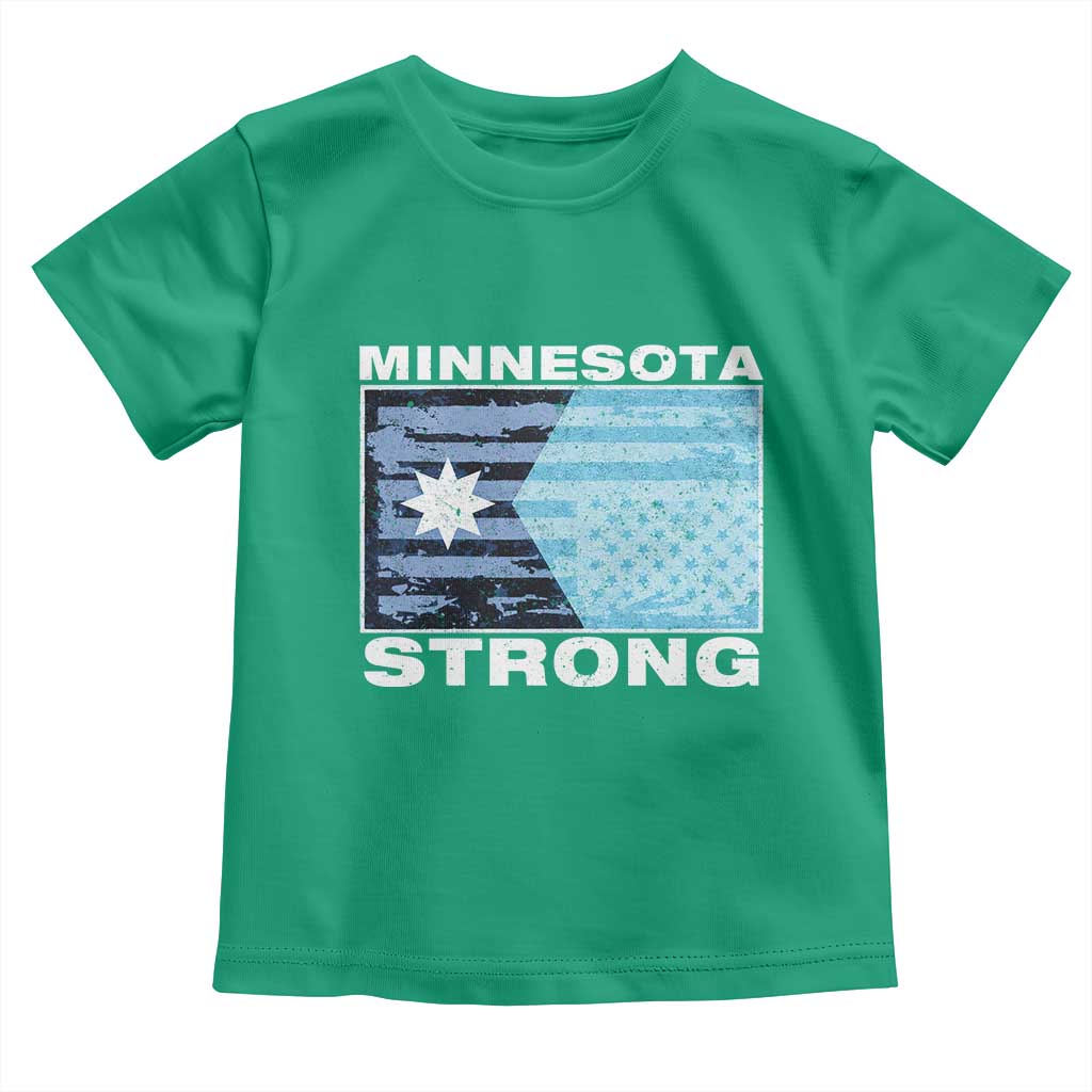 Minnesota Strong Toddler T Shirt MN State Flag Political Protest MN Resistance Abolish ICE