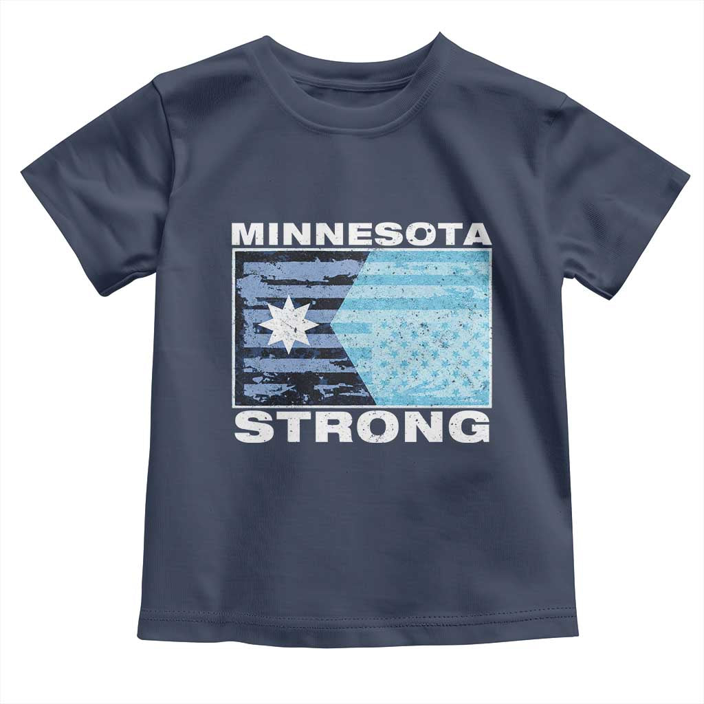 Minnesota Strong Toddler T Shirt MN State Flag Political Protest MN Resistance Abolish ICE