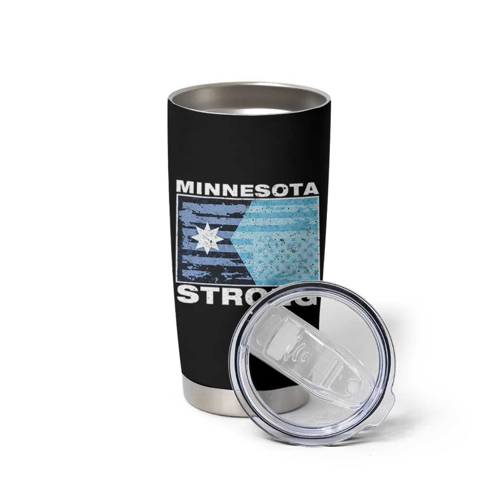 Minnesota Strong Tumbler Cup MN State Flag Political Protest MN Resistance Abolish ICE