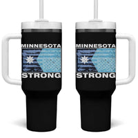 Minnesota Strong Tumbler With Handle MN State Flag Political Protest MN Resistance Abolish ICE