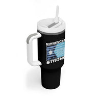 Minnesota Strong Tumbler With Handle MN State Flag Political Protest MN Resistance Abolish ICE