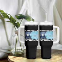 Minnesota Strong Tumbler With Handle MN State Flag Political Protest MN Resistance Abolish ICE