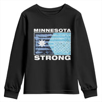 Minnesota Strong Youth Sweatshirt MN State Flag Political Protest MN Resistance Abolish ICE