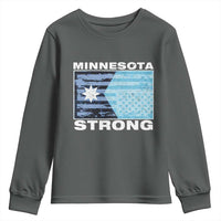 Minnesota Strong Youth Sweatshirt MN State Flag Political Protest MN Resistance Abolish ICE
