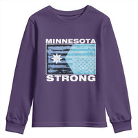 Minnesota Strong Youth Sweatshirt MN State Flag Political Protest MN Resistance Abolish ICE