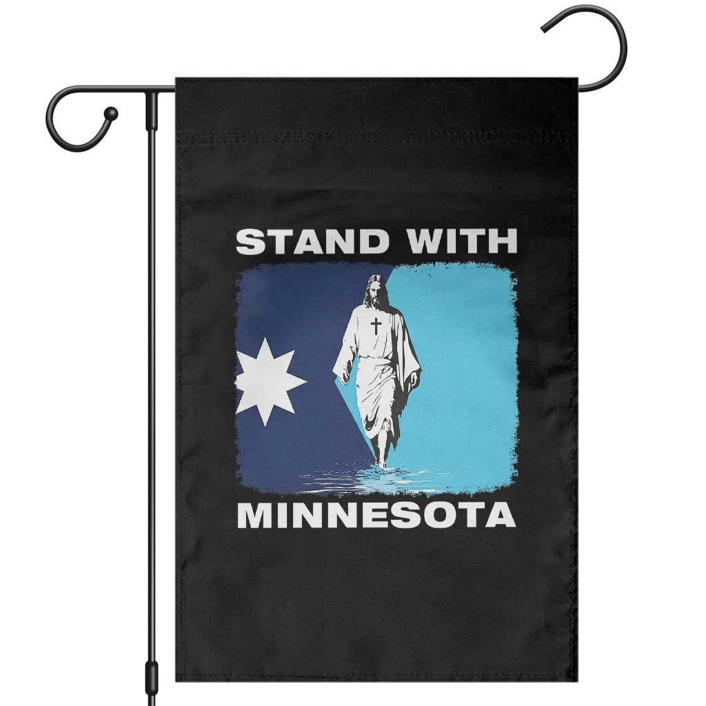 Stand with Minnesota Garden Flag Christian Jesus Minnesota Strong Subtle Anti ICE