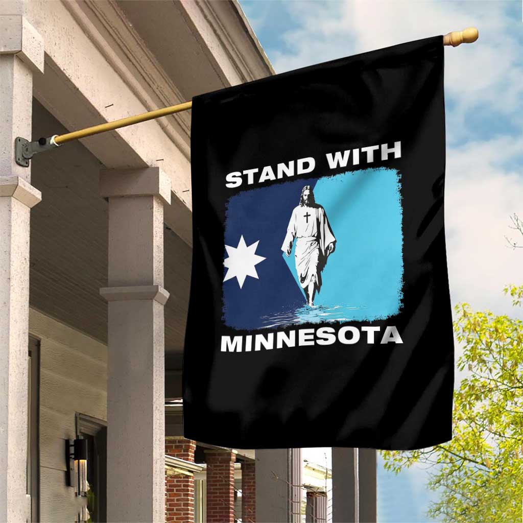 Stand with Minnesota Garden Flag Christian Jesus Minnesota Strong Subtle Anti ICE