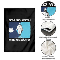 Stand with Minnesota Garden Flag Christian Jesus Minnesota Strong Subtle Anti ICE