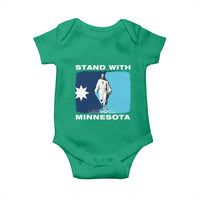 Stand with Minnesota Baby Onesie Christian Jesus Minnesota Strong Subtle Anti ICE