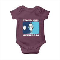 Stand with Minnesota Baby Onesie Christian Jesus Minnesota Strong Subtle Anti ICE