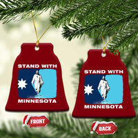 Stand with Minnesota Ceramic Ornament Christian Jesus Minnesota Strong Subtle Anti ICE